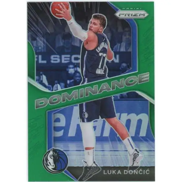 NBA Dallas Mavericks 2020-21 Panini Prizm Green Luka Doncic #18 [Dominance]