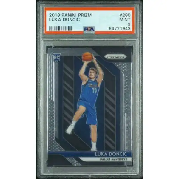 NBA 2018-19 Panini Prizm Single Card Luka Doncic 280 Rookie PSA 9