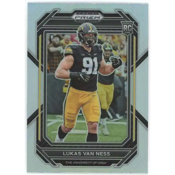 NFL 2023 Panini Prizm Draft Picks Silver Holo Prizm Lukas Van Ness #181 [Rookie]