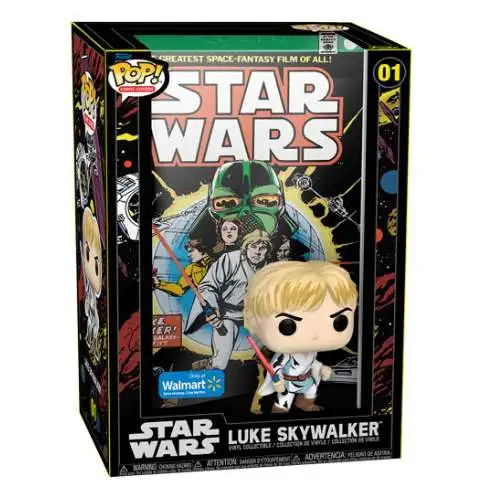 Wanorde Naschrift daarna Funko Star Wars POP Comic Covers Luke Skywalker Exclusive Vinyl Figure 01  1977 Marvel Star Wars 1 - ToyWiz