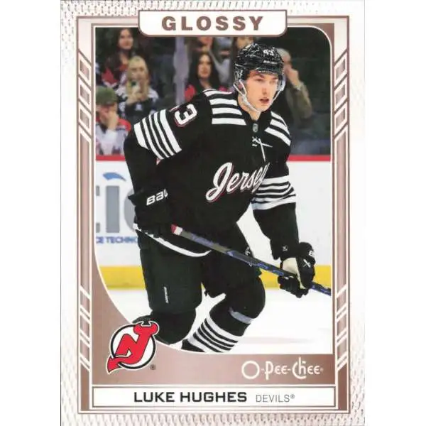 NHL New Jersey Devils 2023-24 Series 1 Glossy Luke Hughes R-9 [Rookie]