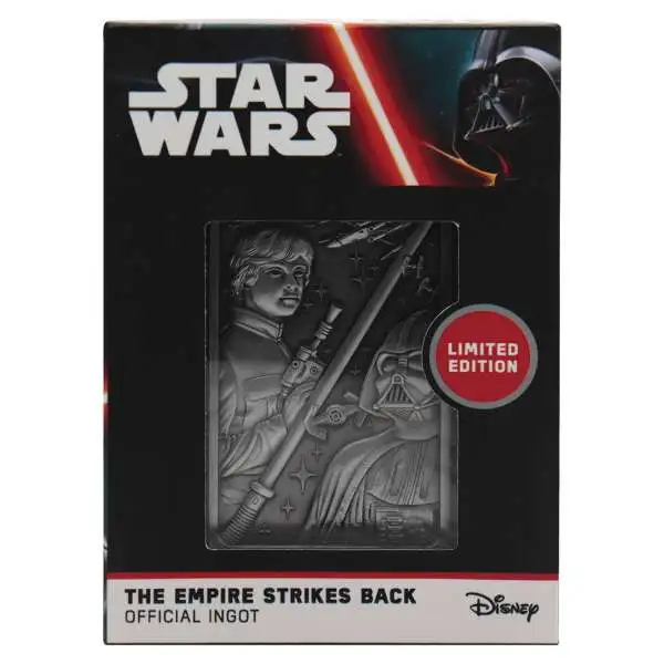 Star Wars The Empire Strikes Back Luke Skywalker & Darth Vader Metal Ingot (Pre-Order ships July)