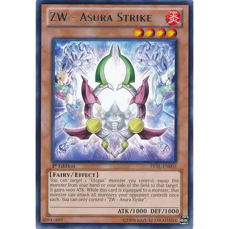 YuGiOh Trading Card Game Legacy of the Valiant Rare ZW - Asura Strike LVAL-EN002