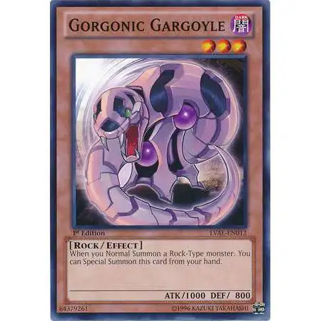 YuGiOh Trading Card Game Legacy of the Valiant Common Gorgonic Gargoyle LVAL-EN012