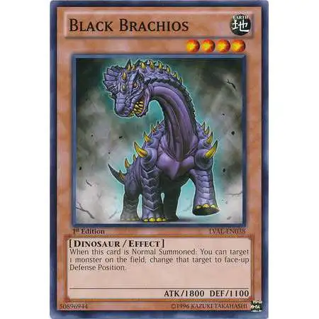 YuGiOh Trading Card Game Legacy of the Valiant Common Black Brachios LVAL-EN038