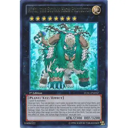 YuGiOh Trading Card Game Legacy of the Valiant Ultra Rare Alsei, the Sylvan High Protector LVAL-EN052