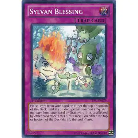 YuGiOh Trading Card Game Legacy of the Valiant Common Sylvan Blessing LVAL-EN073