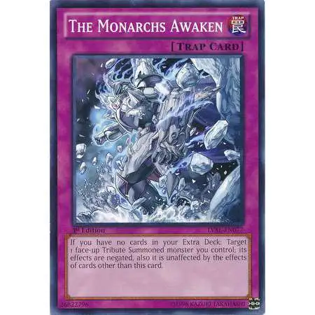 YuGiOh Trading Card Game Legacy of the Valiant Common The Monarchs Awaken LVAL-EN077