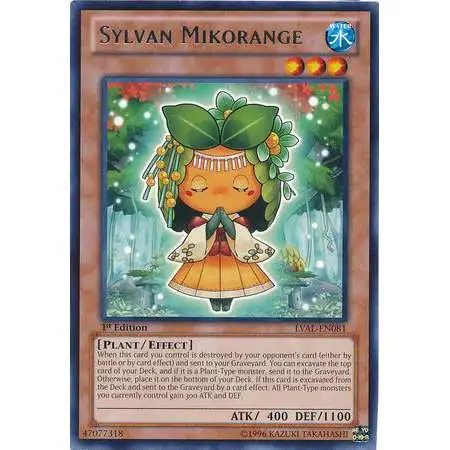 YuGiOh Trading Card Game Legacy of the Valiant Rare Sylvan Mikorange LVAL-EN081