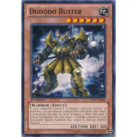 YuGiOh Trading Card Game Legacy of the Valiant Common Dododo Buster LVAL-EN097