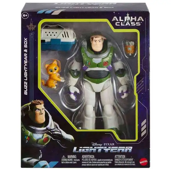 Disney / Pixar Lightyear Movie Alpha Class Buzz Lightyear & Sox Action Figure