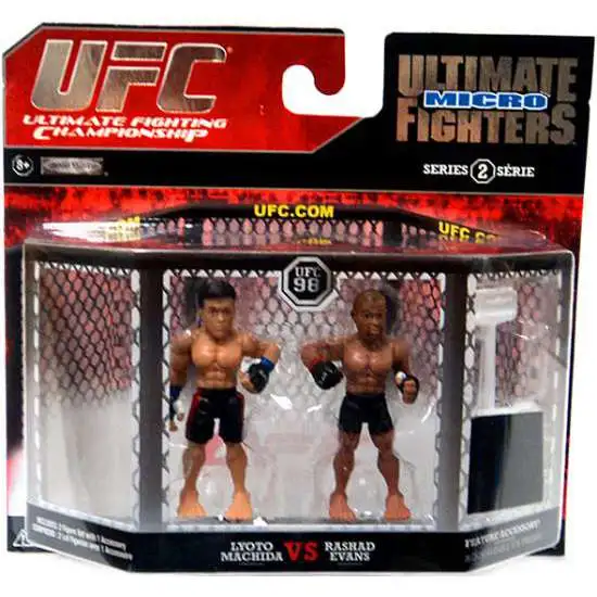 UFC Ultimate Micro Fighters Series 2 Lyoto Machida vs. Rashad Evans Mini Figure 2-Pack