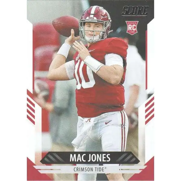 Mac Jones 2021 Panini Chronicles Football Jersey Silver #80 09/25