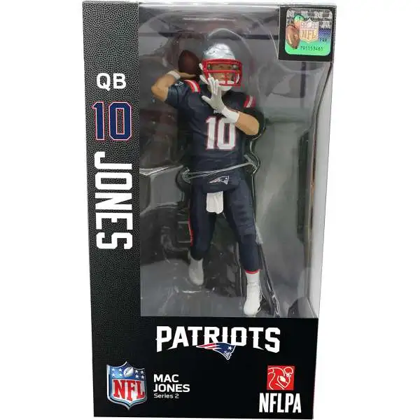 NFL New England Patriots Series 2 Mac Jones Action Figure [Regular Version, Blue Jersey]