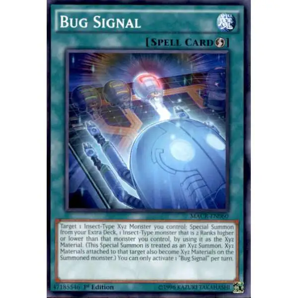 YuGiOh Trading Card Game Maximum Crisis Common Bug Signal MACR-EN060