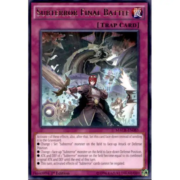 YuGiOh Trading Card Game Maximum Crisis Rare Subterror Final Battle MACR-EN085