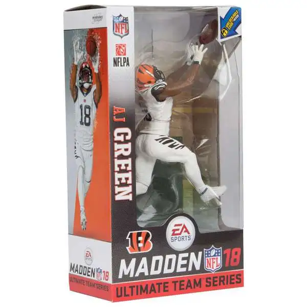McFarlane Toys NFL Cincinatti Bengals EA Sports Madden 18 Ultimate Team Series 1 AJ Green Action Figure [White Uniform]