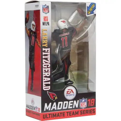McFarlane Toys NFL Arizona Cardinals EA Sports Madden 18 Ultimate Team Series 1 Larry Fitzgerald Action Figure [Black Uniform]