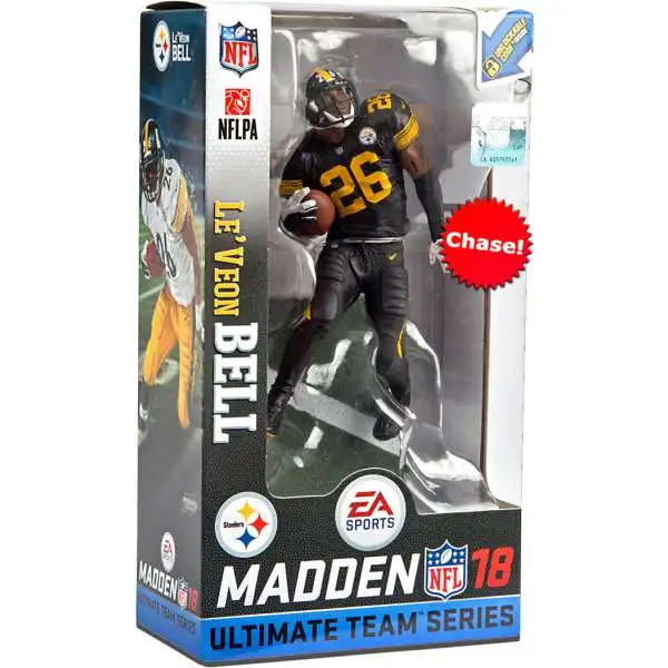 McFarlane Toys NFL Pittsburgh Steelers EA Sports Madden 18 Ultimate Team Series 2 Le'Veon Bell Action Figure [Color Rush Chase Version]