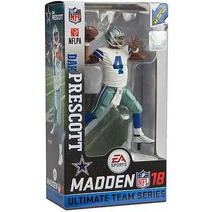 McFarlane Toys NFL Dallas Cowboys EA Sports Madden 18 Ultimate Team Series 2 Dak Prescott Action Figure [White Jersey Regular Version]