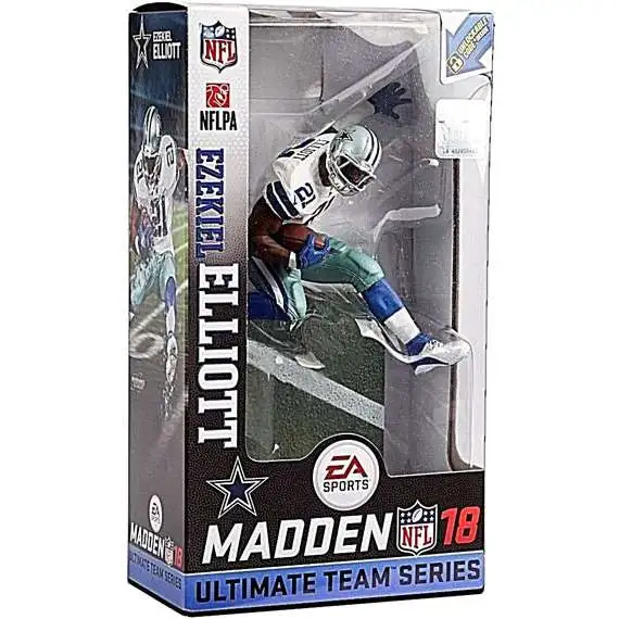 McFarlane Toys NFL Dallas Cowboys EA Sports Madden 18 Ultimate Team Series 2 Ezekiel Elliott Action Figure [White Jersey, Regular Version]