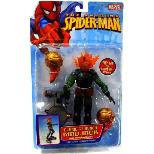 The Amazing Spider-Man Flame & Launch Mad Jack Action Figure