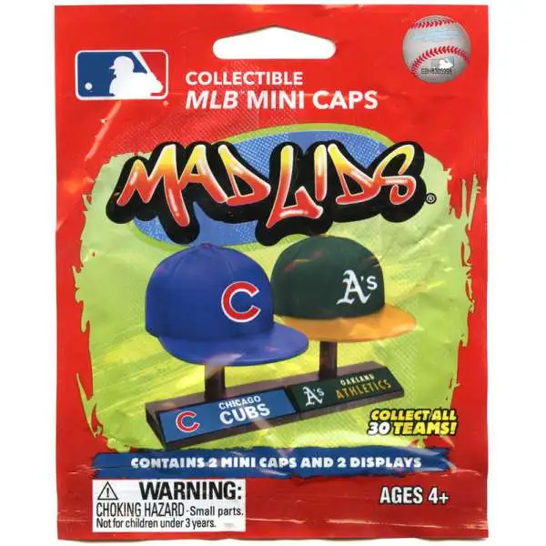 MLB Mad Lids Mini Baseball Caps Mystery Pack [2 RANDOM Hats]