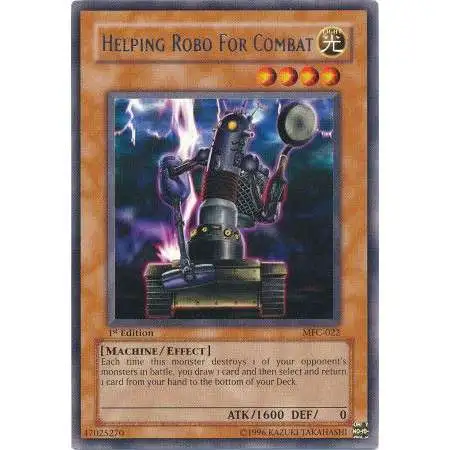 YuGiOh Magician's Force Rare Helping Robo For Combat MFC-022