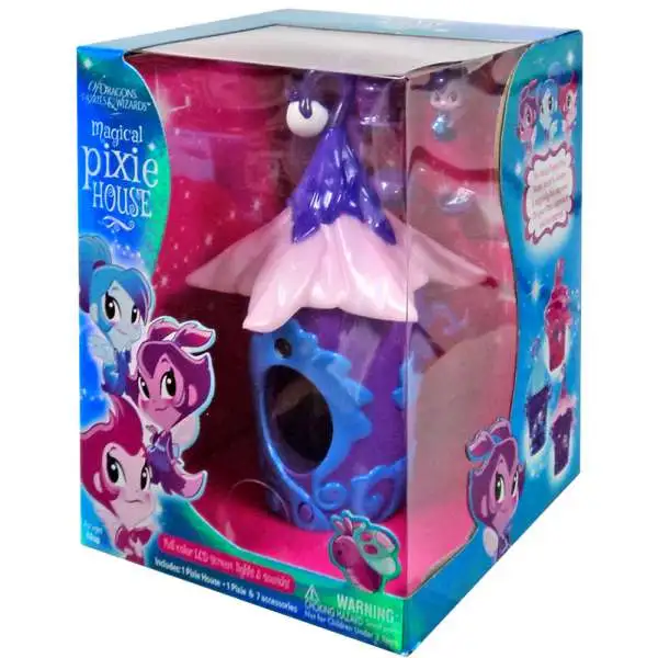 Of Dragons, Fairies & Wizards Purple Magical Pixie House