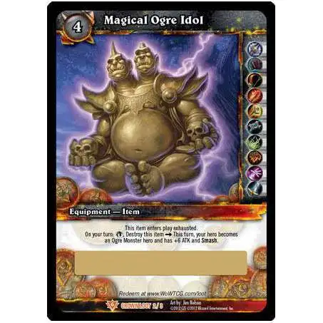 World of Warcraft Trading Card Game Crown of the Heavens Legendary Loot Magical Ogre Idol #2