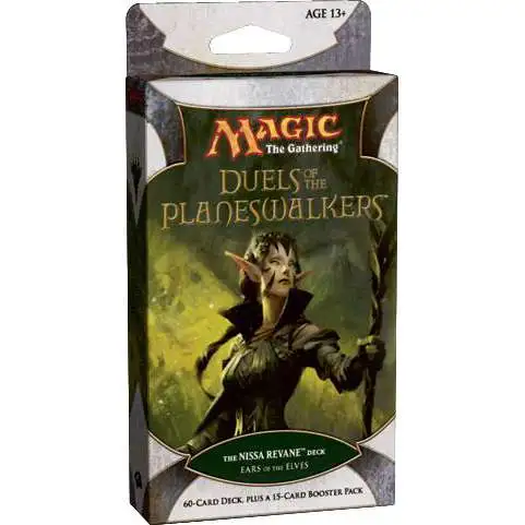 MtG Duels of the Planeswalkers Nissa Revane Ears of the Elves Intro Pack