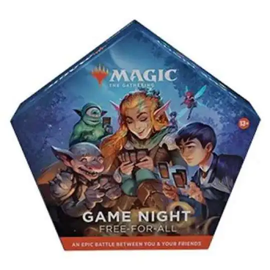 MtG Trading Card Game Game Night Free for All Theme Deck #1 [Comes With 5 Decks!] [Sealed]