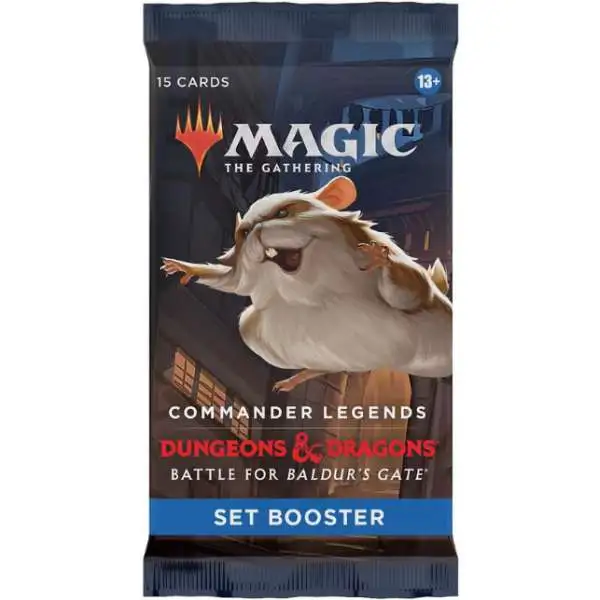 MtG Commander Legends: Dungeons & Dragons Battle For Baldur's Gate SET Booster Pack [15 Cards]