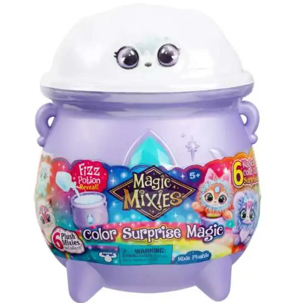 Magic Mixies Color Surprise Magic Plushie Cauldron Mystery Pack [1 RANDOM Figure]