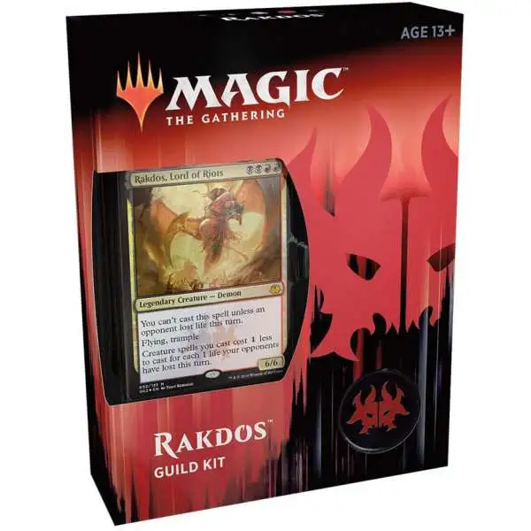 MtG Trading Card Game Ravnica Allegiance Rakdos Guild Kit [60 Card Deck & Pin]