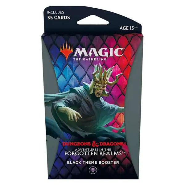MtG Adventures in the Forgotten Realms Black Theme Booster Pack [35 Cards]