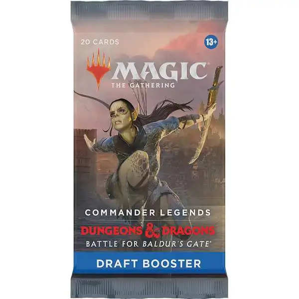 MtG Commander Legends: Dungeons & Dragons Battle For Baldur's Gate DRAFT Booster Pack [20 Cards]