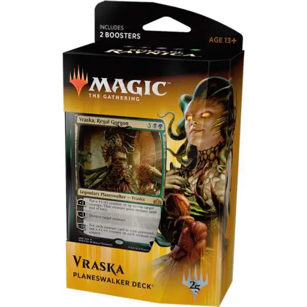 MtG Guilds of Ravnica Vraska Planeswalker Deck [Comes with 2 Boosters!]