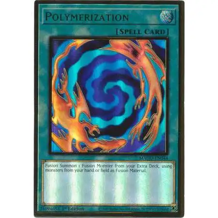YuGiOh Maximum Gold Premium Gold Rare Polymerization MAGO-EN044