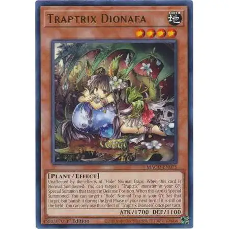 YuGiOh Maximum Gold Rare Traptrix Dionaea MAGO-EN075