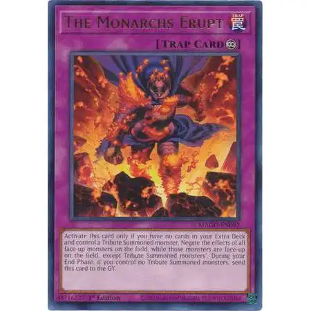 YuGiOh Maximum Gold Rare The Monarchs Erupt MAGO-EN092