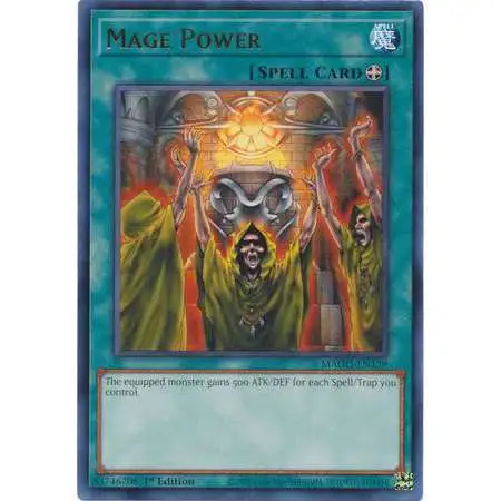 mage power yugioh card Yu-Gi-Oh! - (DB1-EN245) - Dark Beginnings 1 - Unlimited Edition 1996 YU-GI-OH 