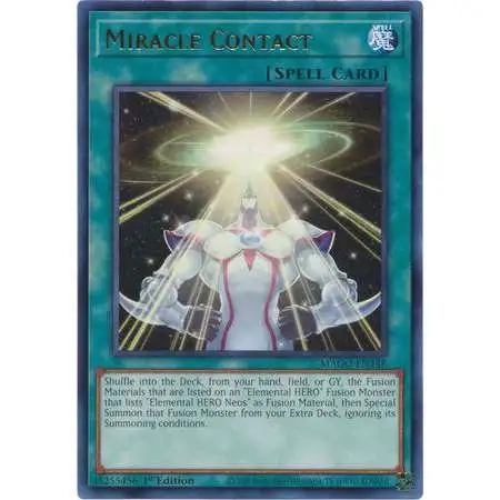 YuGiOh Maximum Gold Rare Miracle Contact MAGO-EN148