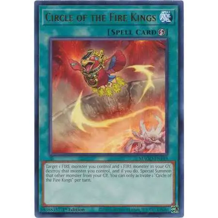 YuGiOh Maximum Gold Rare Circle of the Fire Kings MAGO-EN149