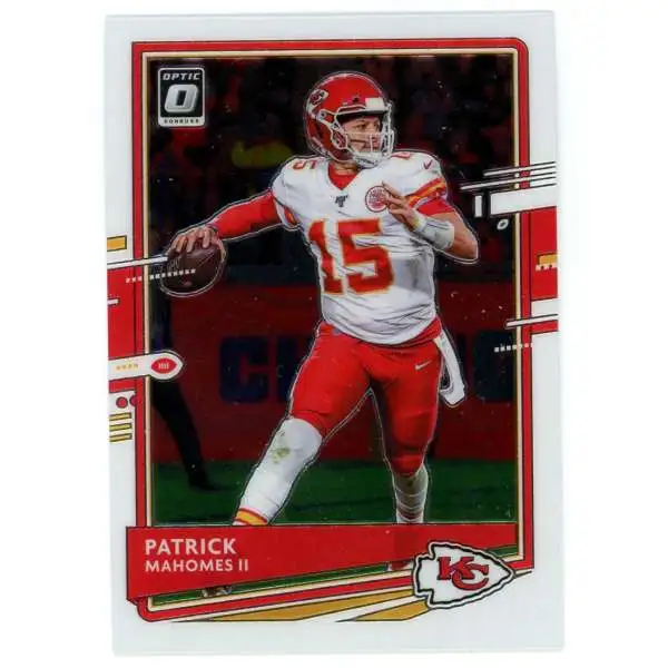 NFL Kansas City Chiefs 2020 Panini Donruss Optic Patrick Mahomes II #1
