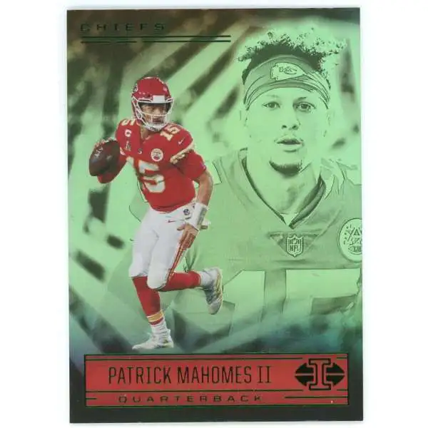 NFL Kansas City Chiefs 2021 Panini Illusions Green Patrick Mahomes II #24