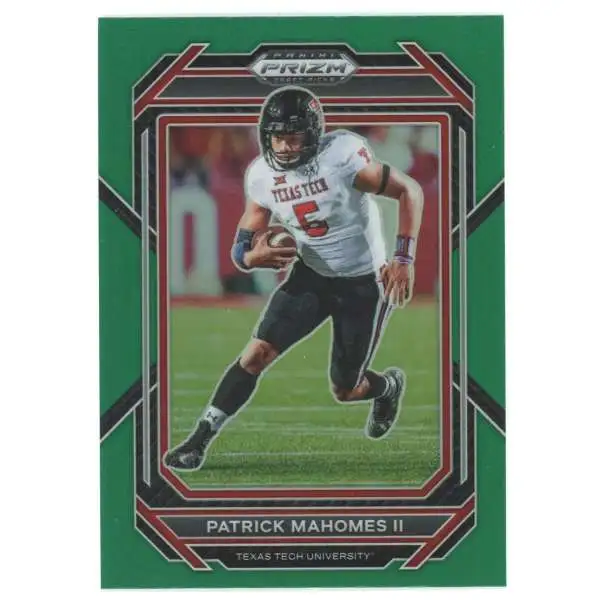 NFL 2023 Panini Prizm Draft Picks Green Patrick Mahomes II #81