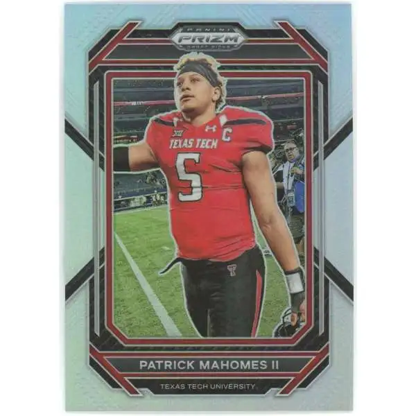 NFL 2023 Panini Prizm Draft Picks Silver Patrick Mahomes II #81 [Photo Variation]