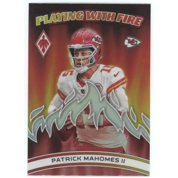NFL 2023 Panini Phoenix Silver Playing With Fire Patrick Mahomes II PWF-8