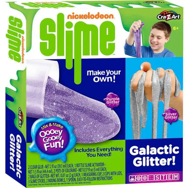 Cra-Z-Art Nickelodeon Slime Kit - Neon & Glow - Make Your Own Slime! -B005